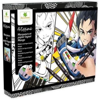 SYCOMORE - MARQUEURS ET PAPIERS MANGA GARCON