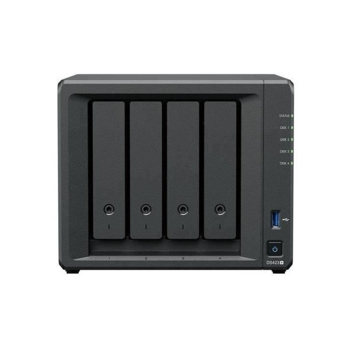 Desktop NAS SYNOLOGY - 4 Baies - Quad Core - 1,4 GHz - 2 Go de RAM