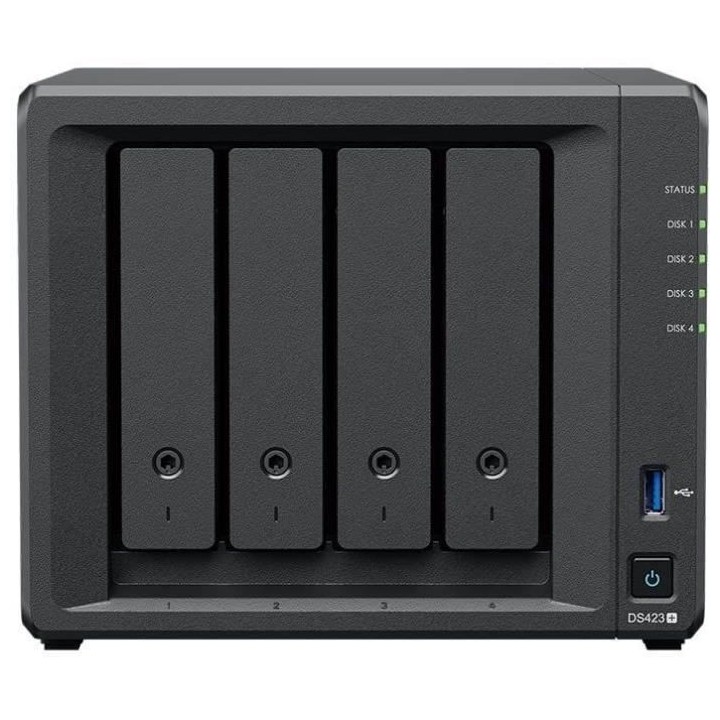 Desktop NAS SYNOLOGY - 4 Baies - Quad Core - 1,4 GHz - 2 Go de RAM