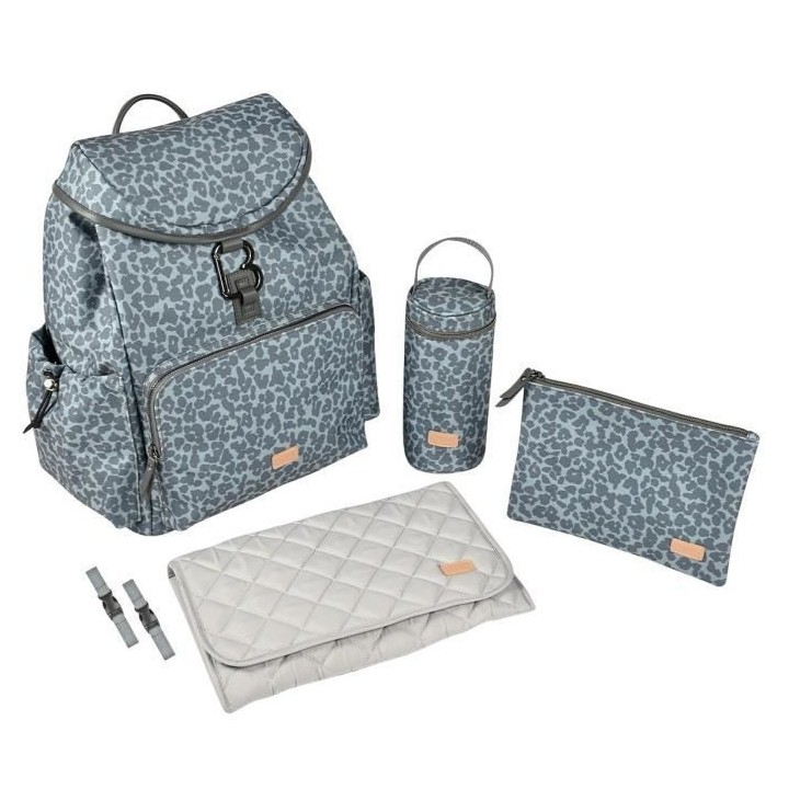 BÉABA Sac Vancouver, Sac a dos a langer, Dark Cherry Blossom