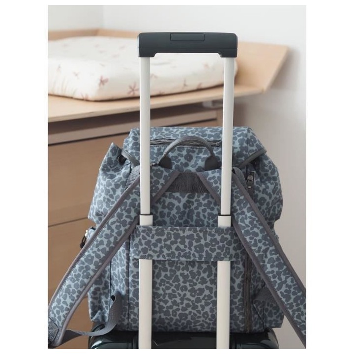 BÉABA Sac Vancouver, Sac a dos a langer, Dark Cherry Blossom