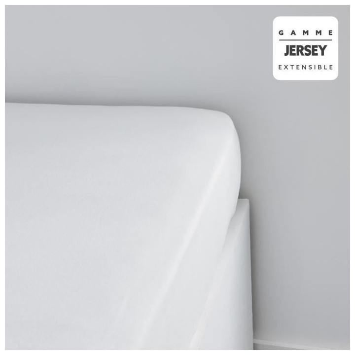 Drap housse TODAY Essential - 90 x 190+25 cm - 1 personne - 100% Coton