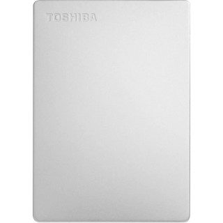 Disque dur externe - TOSHIBA - Canvio Slim - 1 To - Argent