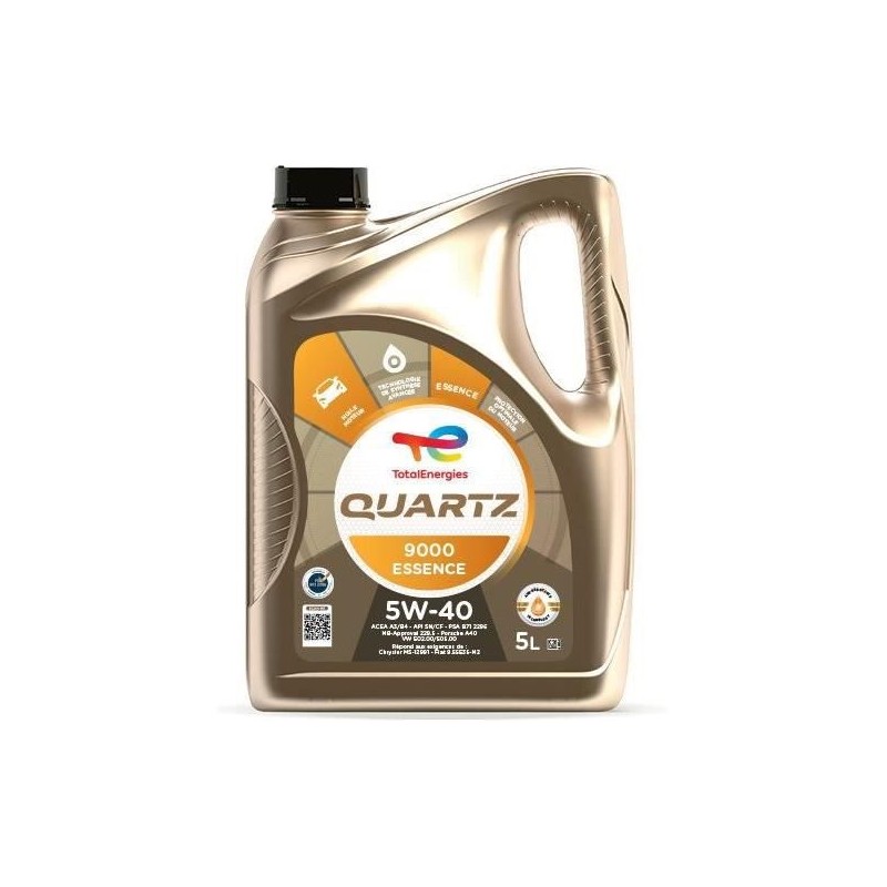 Huile moteur - TotalEnergies - Quartz 9000 essence 5W-40 - 5L