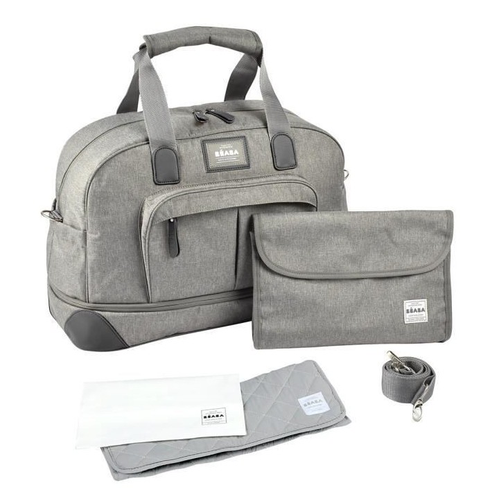 BEABA, Sac Amsterdam Gris Chiné