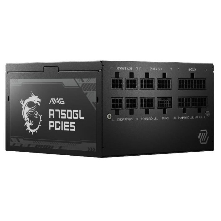MSI Alimentation PC MAG A750GL PCIE5 - 750W 80+ Gold Modulaire