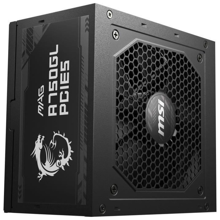 MSI Alimentation PC MAG A750GL PCIE5 - 750W 80+ Gold Modulaire