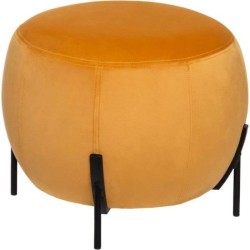 Pouf en velours Calabaza -...