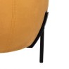 Pouf en velours Calabaza - Ocre