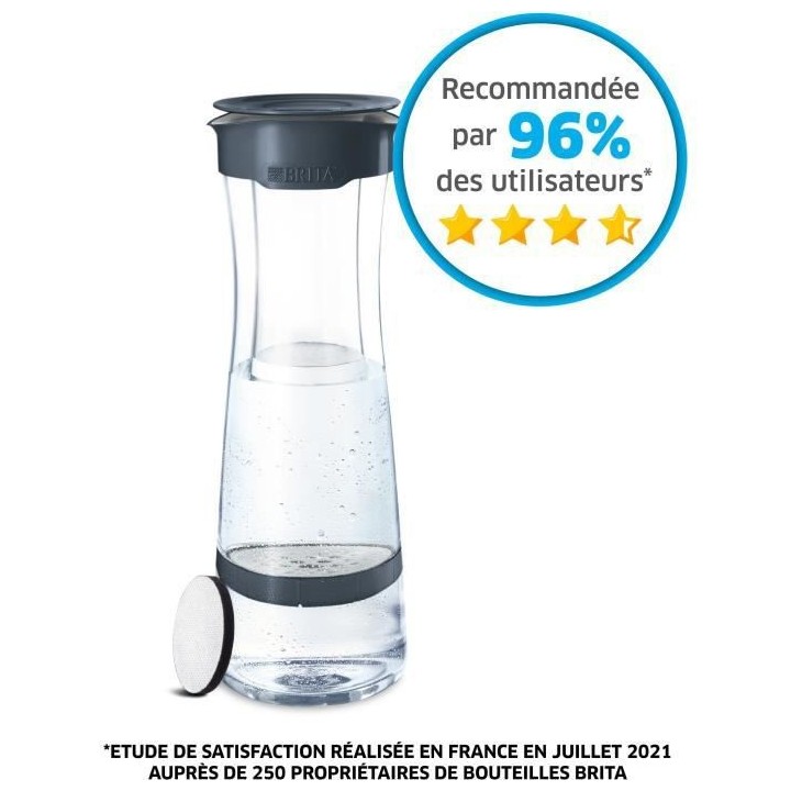 BRITA Bouteille filtrante Fill & Serve - 1,3 L - Gris