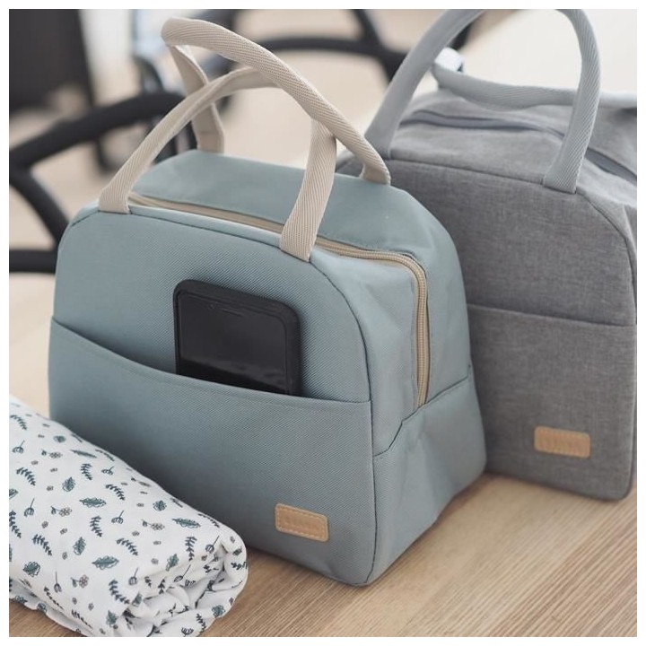 BEABA, Sac Repas isotherme Vert sauge