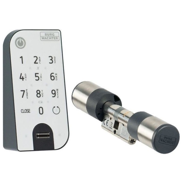 Cylindre éléctronique BURG-WÄCHTER secuENTRY easy 7602 avec clavier