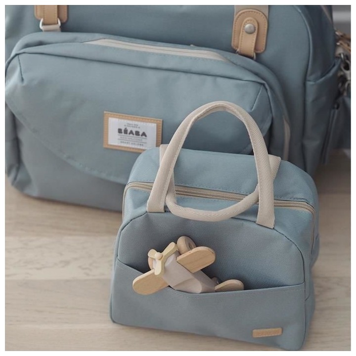 BEABA, Sac Repas isotherme Vert sauge