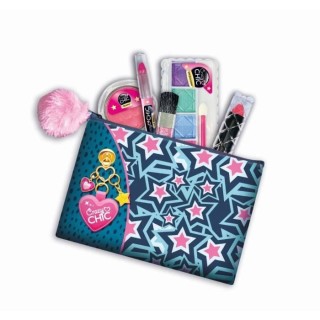 Clementoni Crazy Chic - Pochette de Maquillage lavable en tissu - Cont