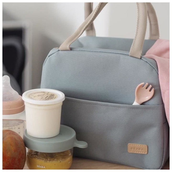 BEABA, Sac Repas isotherme Vert sauge