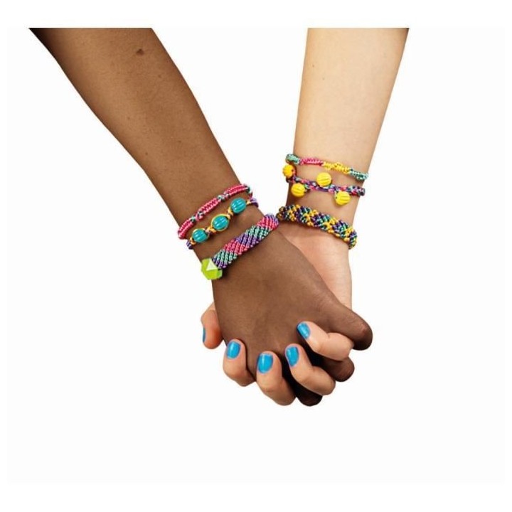 Clementoni Crazy Chic - Coffret création de bracelets de l'amitié -