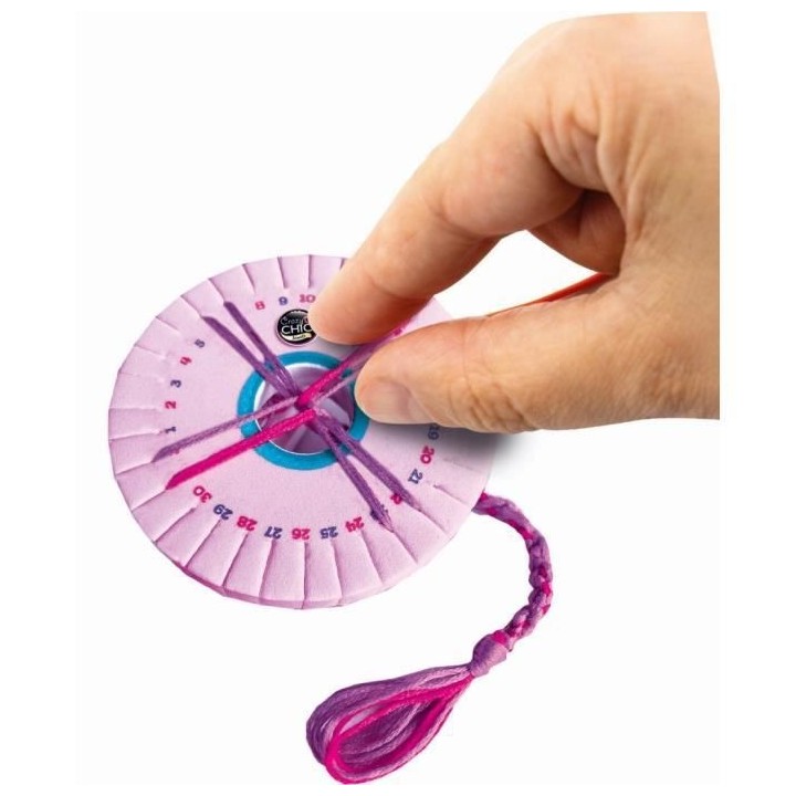 Clementoni Crazy Chic - Coffret création de bracelets de l'amitié -