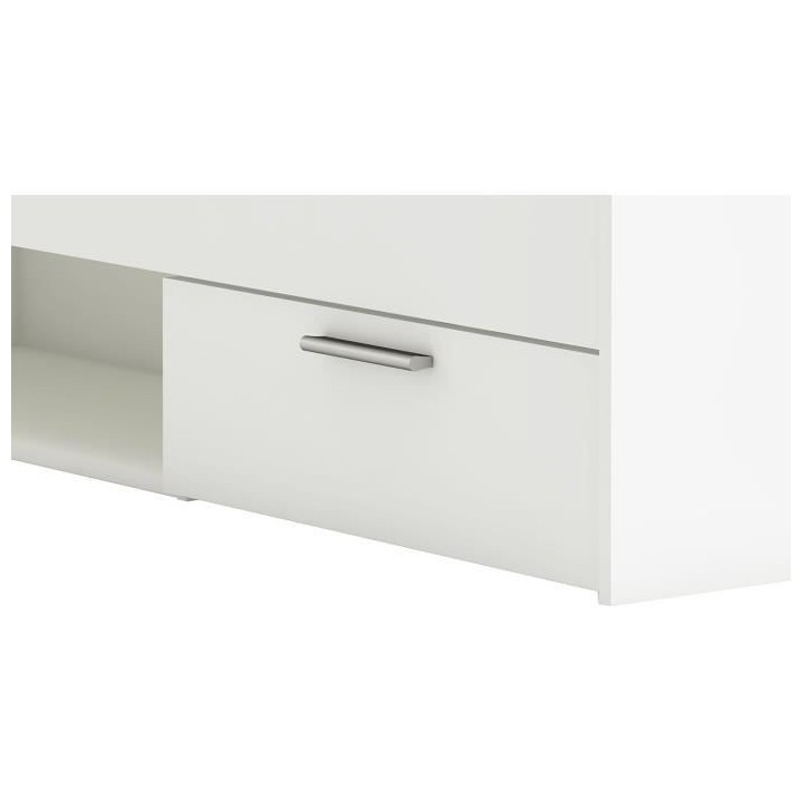 Chambre complete enfant LILA : Lit + Dressing - Décor blanc - DEMEYER