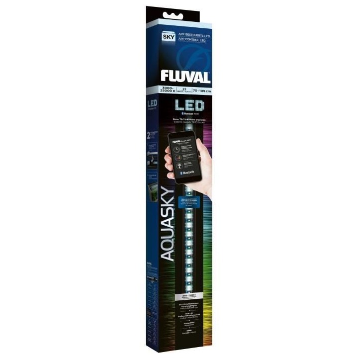 FLUVAL Eclairage AquaSky LED 2.0 w/ BLTH 75-105cm - Pour poisson