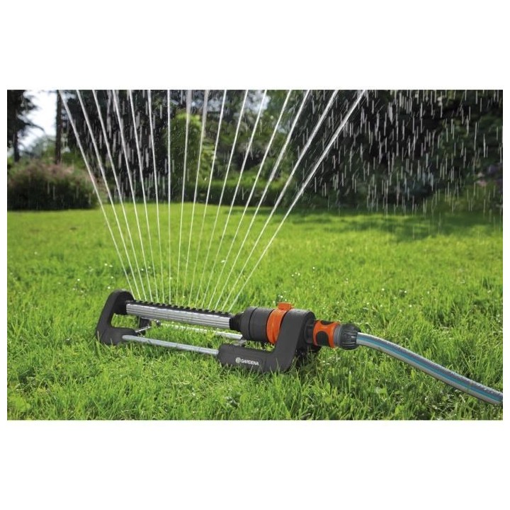 GARDENA Arroseur oscillant Aqua M – Surface 250m² – Portée 18m m