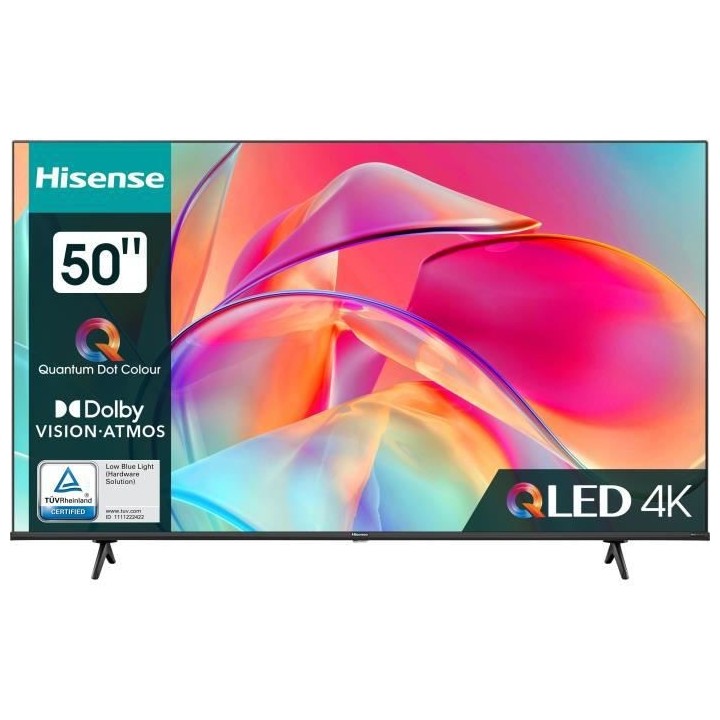 TV QLED HISENSE - 50E7KQ - 50'' (127 CM) - UHD 4K - DTS VIRTUAL:X TM -