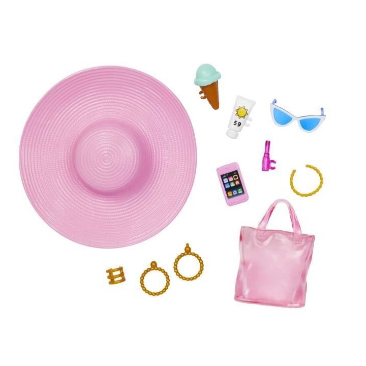 BARBIE - BARBIE BEACH DAY BARBIE (CP4) - 21A - poupée - 3 ans et +