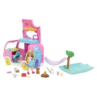 Barbie - Coffret Barbie Camping-Car de Chelsea - Poupée Mannequin - 3