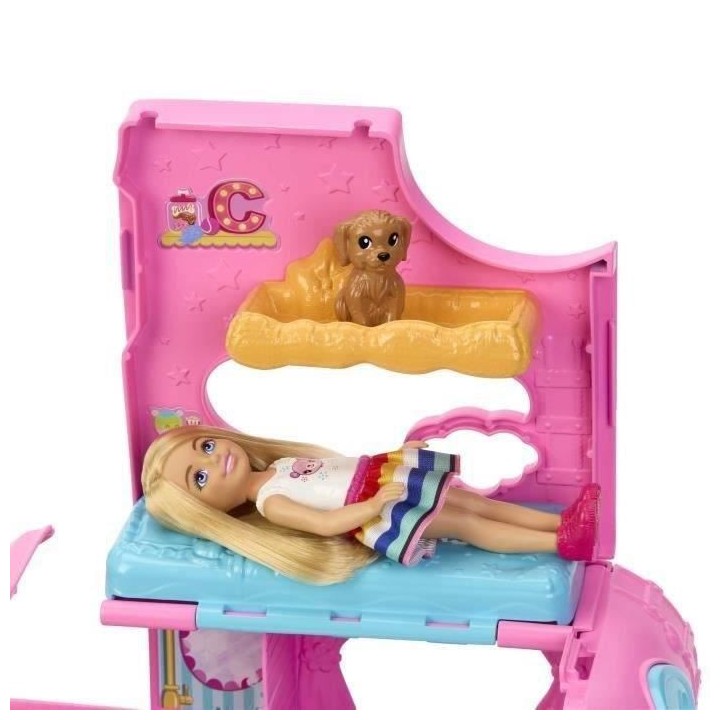 Barbie - Coffret Barbie Camping-Car de Chelsea - Poupée Mannequin - 3