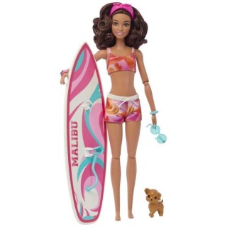 BARBIE - BARBIE BARBIE SURF DOLL + ACCY (CP6) - 21A - poupée - 3 ans