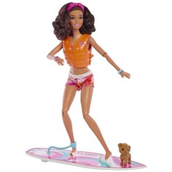 BARBIE - BARBIE BARBIE SURF DOLL + ACCY (CP6) - 21A - poupée - 3 ans et +