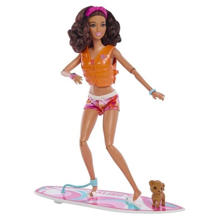 BARBIE - BARBIE BARBIE SURF DOLL + ACCY (CP6) - 21A - poupée - 3 ans