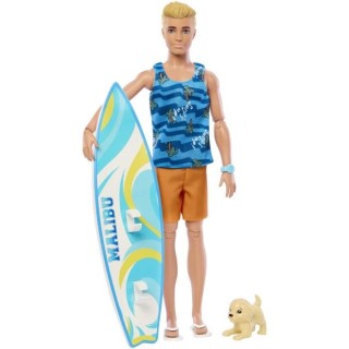 BARBIE - BARBIE KEN SURF DOLL + ACCY (CP6) - 21A - poupée - 3 ans et