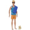 BARBIE - BARBIE KEN SURF DOLL + ACCY (CP6) - 21A - poupée - 3 ans et +