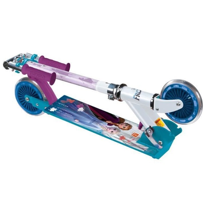 MONDO - Trottinette / Patinette 2 roues pliable - Disney - La Reine de