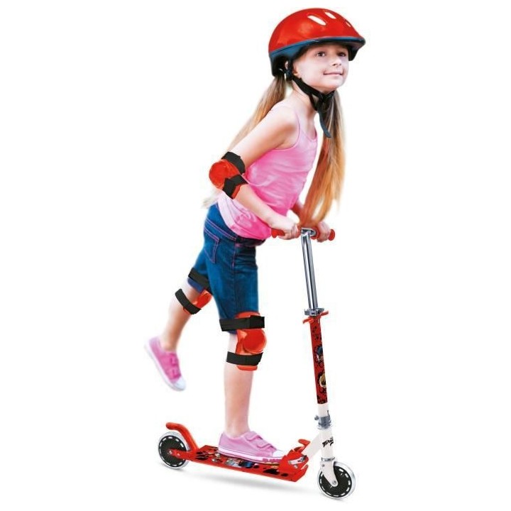 MONDO - Trottinette / Patinette 2 roues pliable - Miraculous