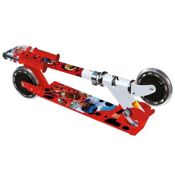 MONDO - Trottinette / Patinette 2 roues pliable - Miraculous