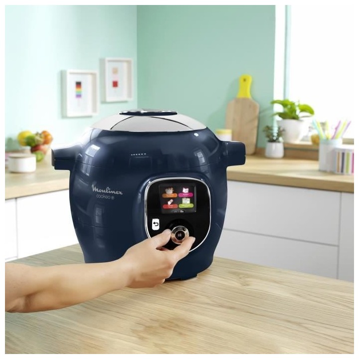 Moulinex Cookeo Multicuiseur intelligent 6L, Haute pression, 150 recet