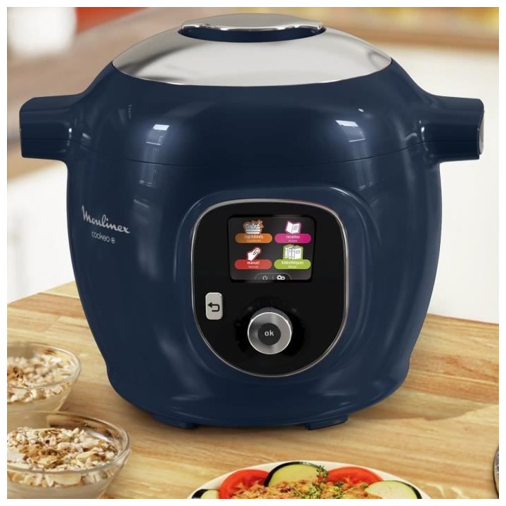 Moulinex Cookeo Multicuiseur intelligent 6L, Haute pression, 150 recet