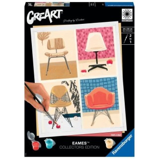 CreArt 24x30 cm EAMES - Loisir créatif - Peinture par numéros - Adul