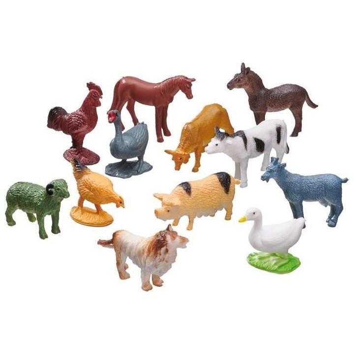 Une ferme joyeuse - avec add on (animaux) - 40 pcs - SCHMIDT SPIELE