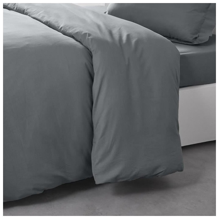 Housse de couette TODAY Essential - 140 x 200 cm - 1 personne - 100% C