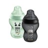 TOMMEE TIPPEE 2 Biberons CTN 260 ml, sans BPA, décoré