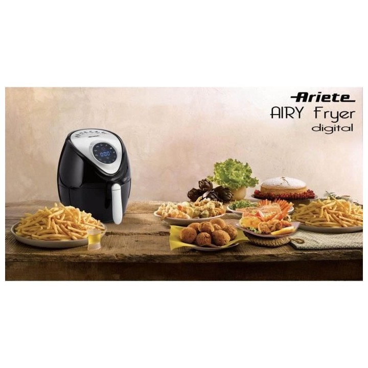 Friteuse sans huile ARIETE - digitale - 1,2 kilos - Modele 4616
