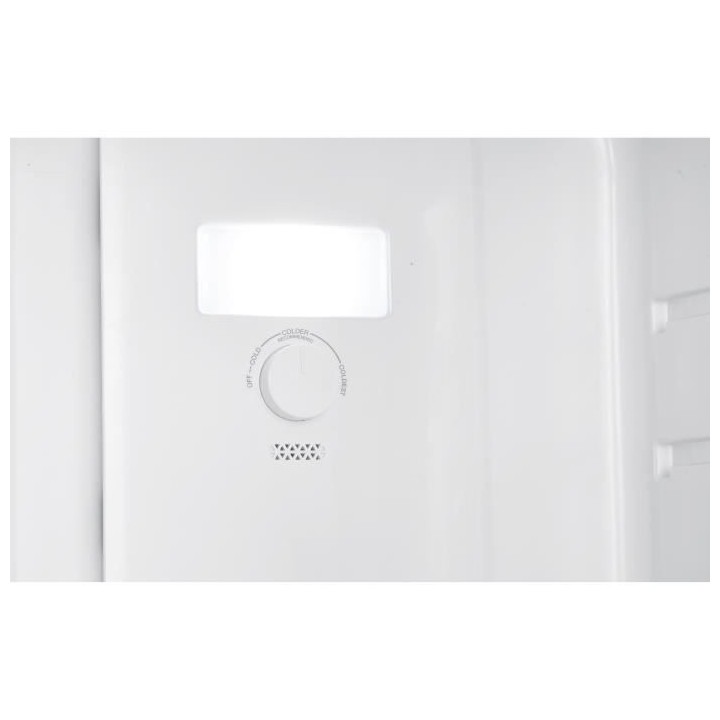 Réfrigérateur congélateur bas 251L Total No Frost Inox