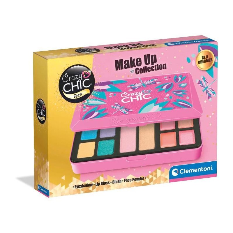 Clementoni - Palette de maquillage Crazy Chic - Be a dreamer -