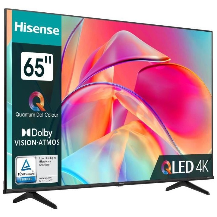 TV QLED HISENSE - 65E7KQ - 65'' (164 CM) - UHD 4K - DTS VIRTUAL:X TM -