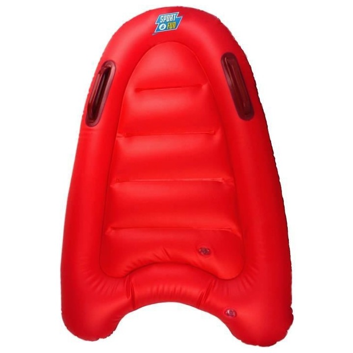 Bodyboard Gonflable - SPORT AND FUN - Rouge