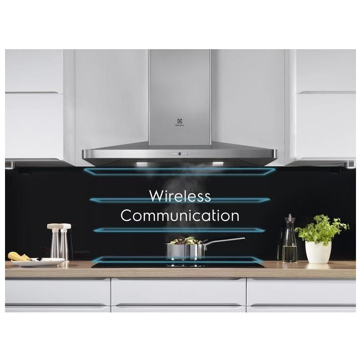 Hotte décorative murale - ELECTROLUX LFT426X - L 60 cm - Evacuation e