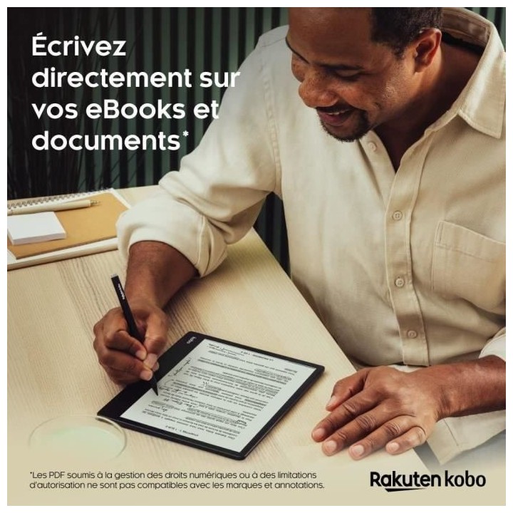 Liseuse eBook - KOBO - Elipsa 2E - Noir