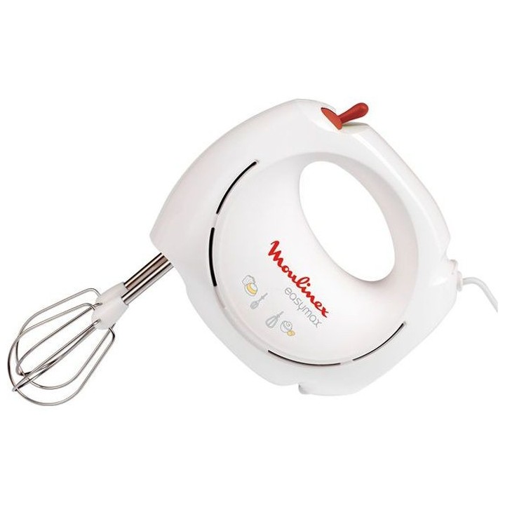 MOULINEX ABM11A30 Batteur électrique Easy Max - Blanc